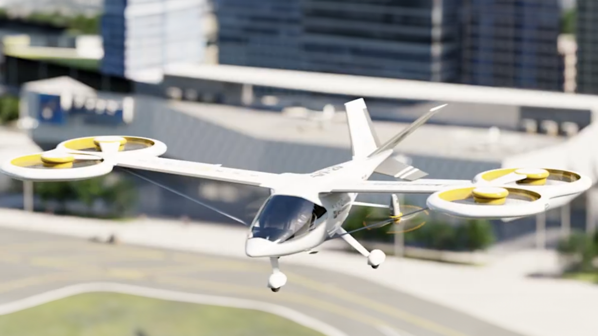 AeroMech Incorporated AM-20 passenger virtual research eVTOL aircraft AeroMech Incorporated AM-20 passenger virtual research eVTOL aircraft